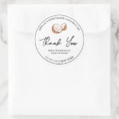 シンプル自家製ココナッツ油サンキューラベル ラウンドシール (バッグ)