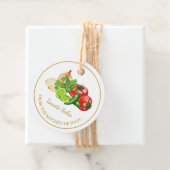 シンプル自家製トマトサルサつるラベル フェイバータグ (インサイチュ)