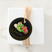 シンプル自家製トマトサルサつるラベル フェイバータグ (インサイチュ)