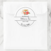 シンプル自家製ハイビスカステアラベル ラウンドシール (バッグ)