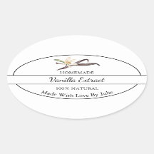 シンプル自家製バニラエキストラベル