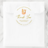 シンプル自家製ブレッドサンキューラベル ラウンドシール (バッグ)