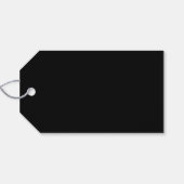 シンプル自家製プラムジャムつるラベルLブラック ギフトタグ (裏面横)