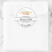 シンプル自家製ベーキングラベル ラウンドシール (バッグ)