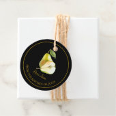 シンプル自家製ペジャジャムつるラベルlブラック フェイバータグ (インサイチュ)