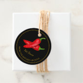 シンプル自家製ホットチリソースつるラベル フェイバータグ (インサイチュ)