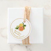 シンプル自家製ミックスシトラスマーマレードつるラベル フェイバータグ (インサイチュ)