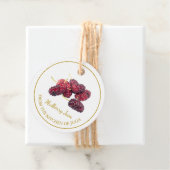 シンプル自家製ムルベリージャムつるラベル フェイバータグ (インサイチュ)