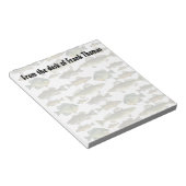 シンプル自然スタイリッシュフィッシャーマンアングラーフィッシュ ノートパッド (アングル)