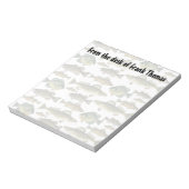 シンプル自然スタイリッシュフィッシャーマンアングラーフィッシュ ノートパッド (回転)