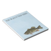 シンプル自然スタイリッシュ魚釣りアングラーフィッシャーマン ノートパッド (アングル)