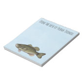 シンプル自然スタイリッシュ魚釣りアングラーフィッシャーマン ノートパッド (回転)