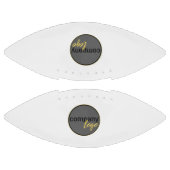 シンプル自社ロゴ会社ブランディングホワイト アメリカンフットボール (パネル)