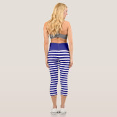 シンプル航海のストライプ型 カプリレギンス (裏面)