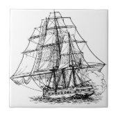 シンプル航海の海賊船 タイル (正面)