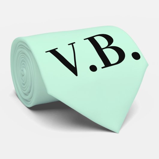 シンプル色の追加ネーム文字モノグラム投げp ネクタイ (ロール)