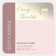 シンプル色エレガントブロックタイポグラフィ