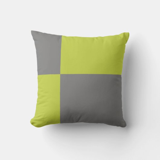 シンプル色ブロック クッション (正面)