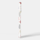 シンプル花パターン(の模様が)ある Case-Mate iPhoneケース (裏面 / 右)