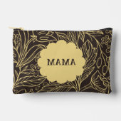 シンプル花パーソナライズされた形化粧バッグ アクセサリーポーチ (正面)