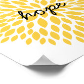 シンプル花ホープ ポスター (角)