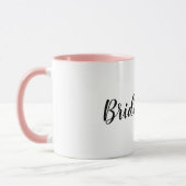 シンプル花嫁ミニマルの結婚式の引き出物   マグカップ (左)