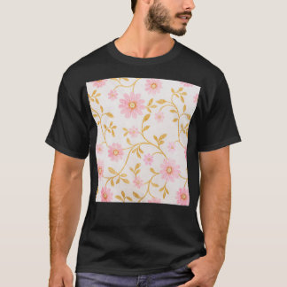 シンプル花柄 Tシャツ