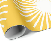 シンプル花継ぎ目無し模様デザインスカンジナビア ラッピングペーパー (ロールコーナー)