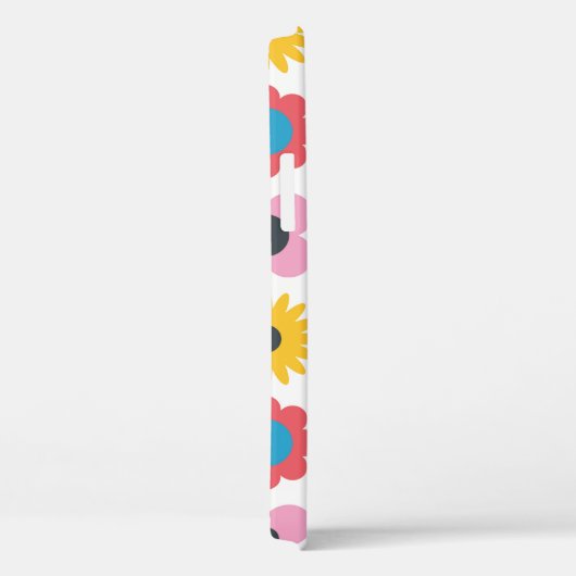 シンプル花継ぎ目無し模様デザインスカンジナビア Case-Mate iPhoneケース (裏面 / 右)