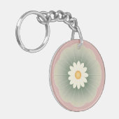 シンプル花 キーホルダー (正面左)