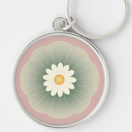 シンプル花 キーホルダー