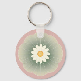 シンプル花 キーホルダー