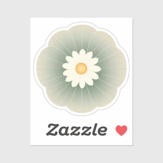 シンプル花 シール (シート)