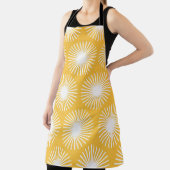 シンプル花：スカンジナビアのシームレスデザイン。 エプロン (インサイチュ)