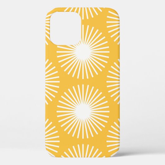 シンプル花:スカンジナビアのシームレスデザイン。 Case-Mate iPhoneケース (裏面)