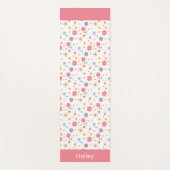 シンプル花 ヨガマット (正面)