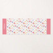 シンプル花 ヨガマット (正面(横))