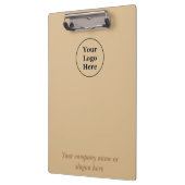 シンプル茶エレガント色 クリップボード (左)