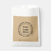 シンプル茶エレガント色 フェイバーバッグ (正面)