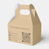 シンプル茶エレガント色 フェイバーボックス (裏面サイド)