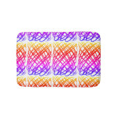 シンプル落書き |イパネマフィルタ |中央タイル | バスマット (正面)