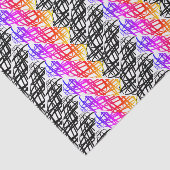 シンプル落書き |ニシンの骨 |ツイスト | 薄葉紙 (詳細)