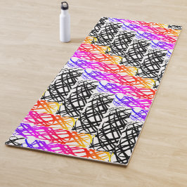 シンプル落書き |ニシンの骨 | ヨガマット