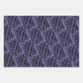 シンプル落書き |角度 |-数々の色の背景 ラッピングペーパーシート (正面3)