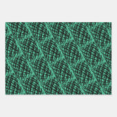 シンプル落書き |角度 |-数々の色の背景 ラッピングペーパーシート (正面2)