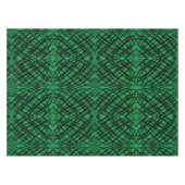 シンプル落書き |鏡タイル |緑 | テーブルクロス (正面(横))