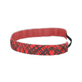 シンプル落書き |鏡タイル |赤 | アスレチックヘッドバンド (右)