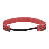 シンプル落書き |鏡タイル |赤 | アスレチックヘッドバンド (裏面)