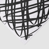 シンプル落書き |黒 | 薄葉紙 (詳細)