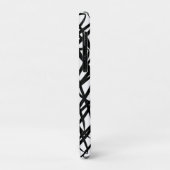 シンプル落書き |黒 | Case-Mate iPhoneケース (裏面/左)